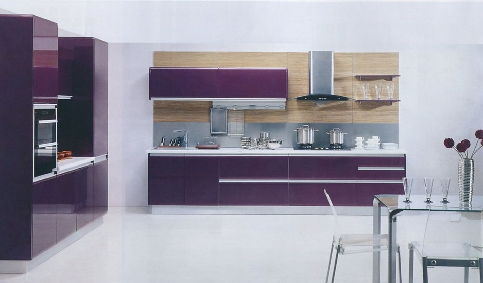 Bep acrylic mau tim violet- pma